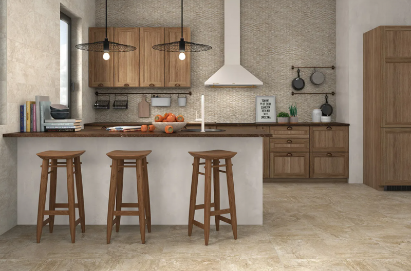 Carrelage Bowland Beige 37x75 – Effet pierre élégant pour sols et murs