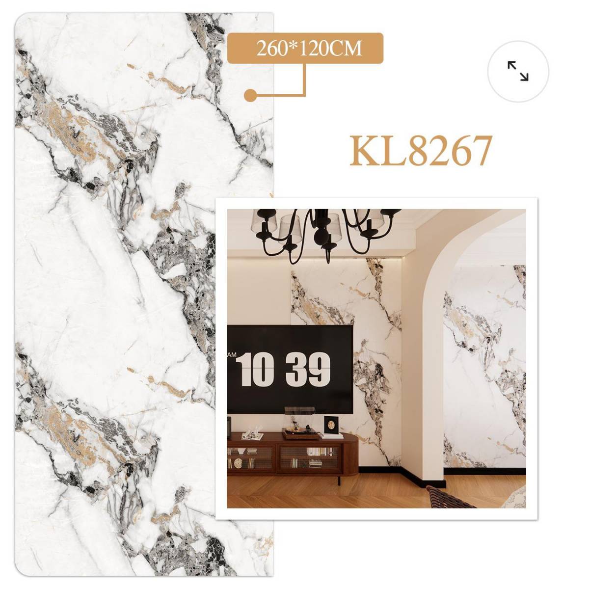 panneaux pvc pas cher effet marbre or vaucluse