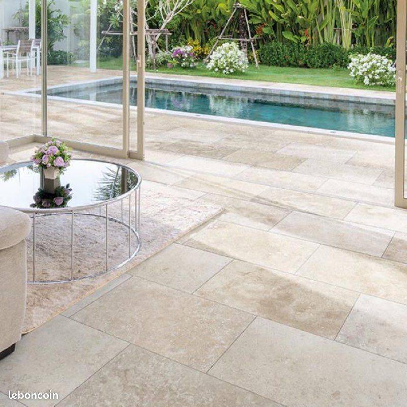 Travertin pour sol de douche à l'Italienne